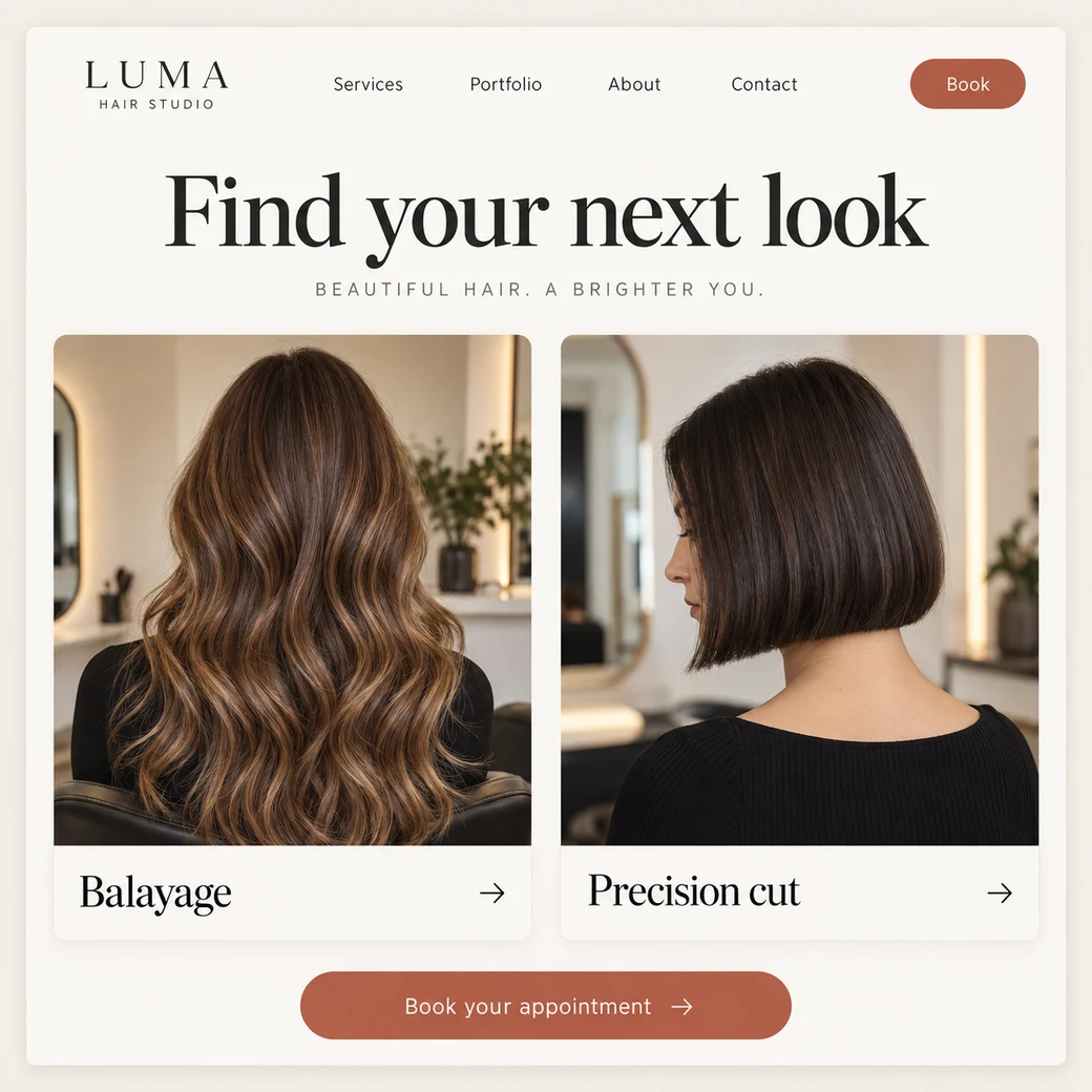Illustrative example: beauty portfolio.