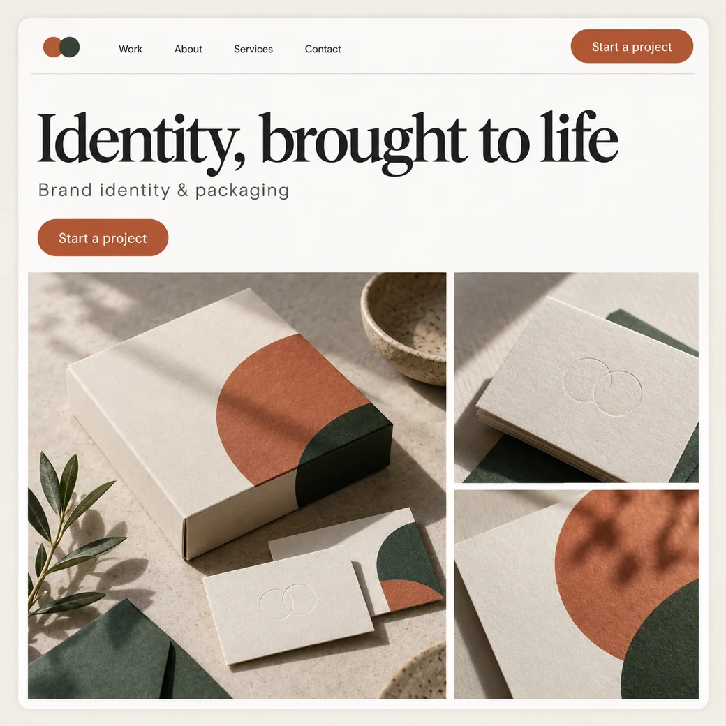 Illustrative example: design case study.