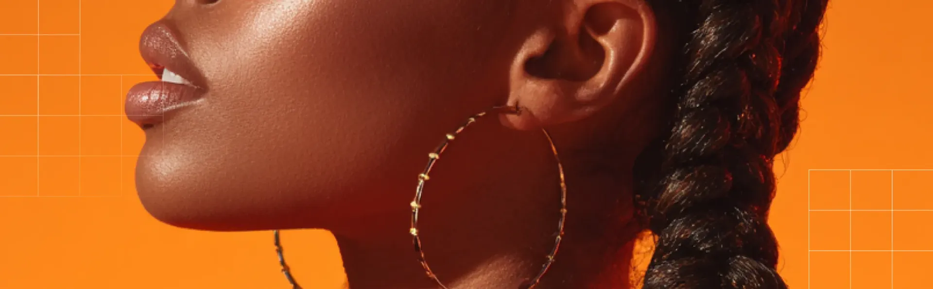 Elom African Braids studio with detailed braid styling showcase