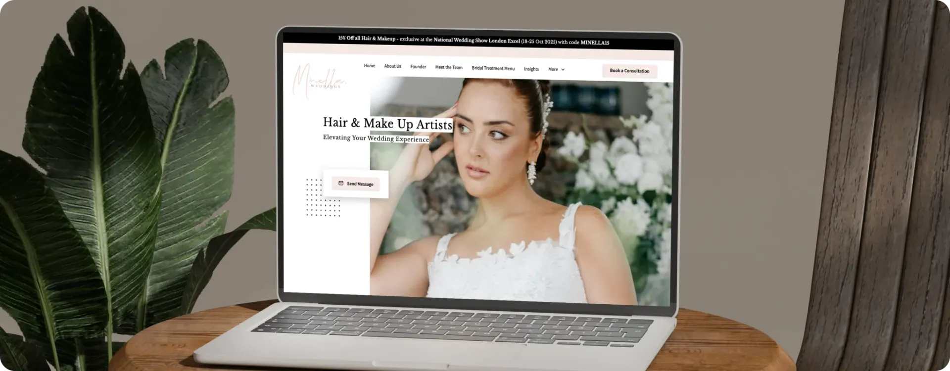 The Minella Weddings website