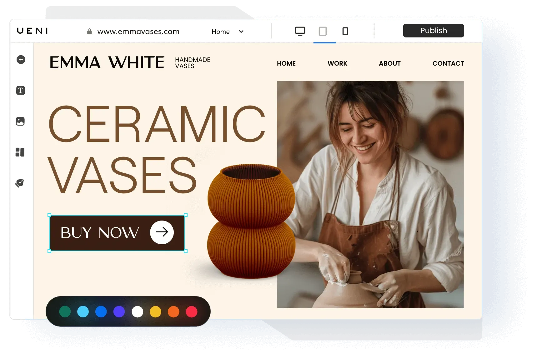 Example UENI website
