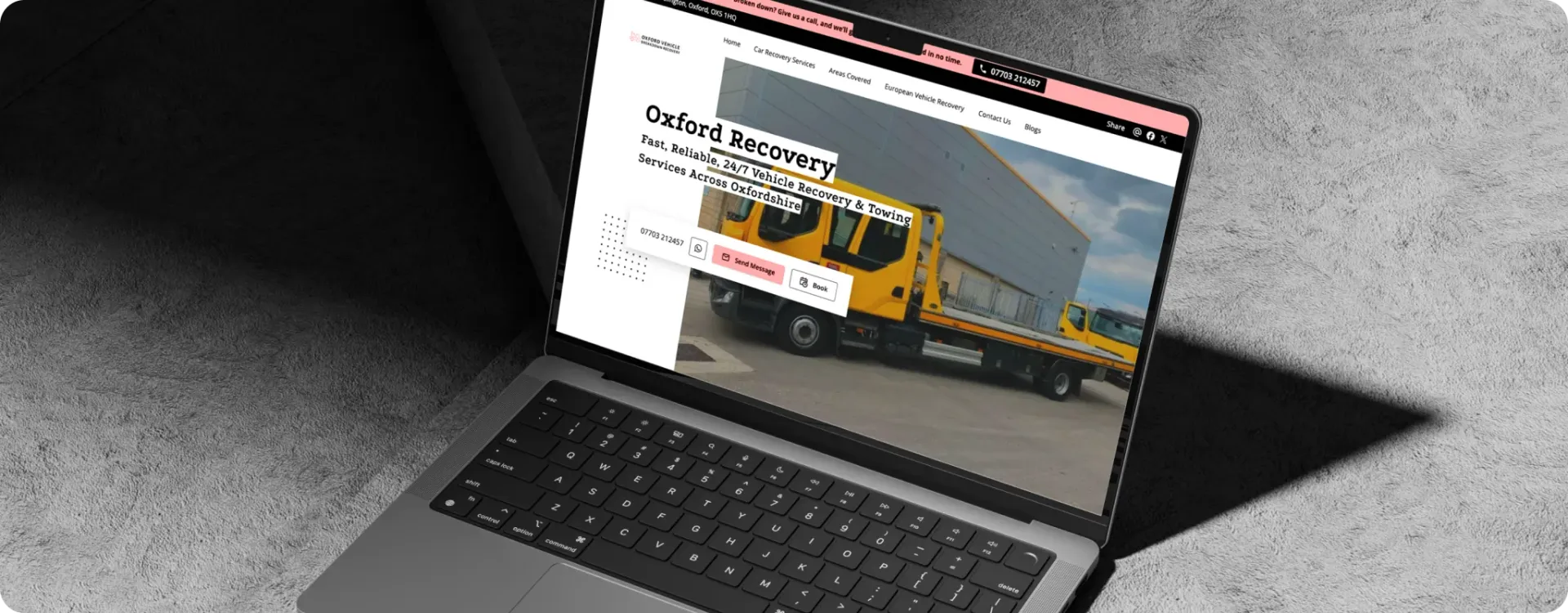 Digital growth and online transformation of Oxford Vehicle Recovery