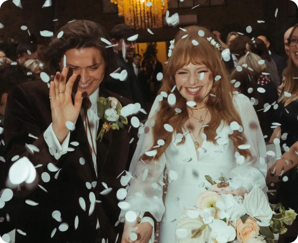 A bride on her wedding day, styled by Minella Weddings