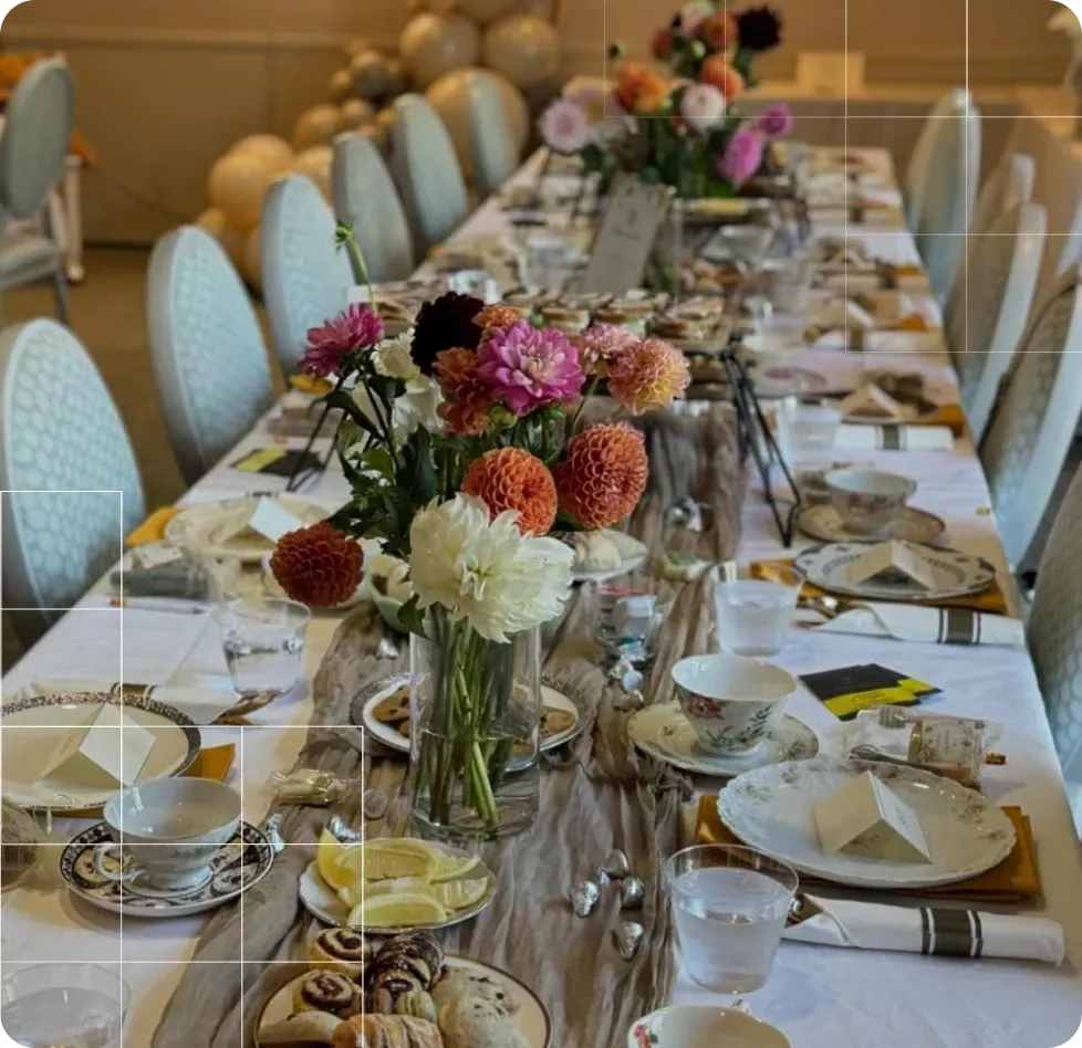 A luxury event setup tailored to a client's brief