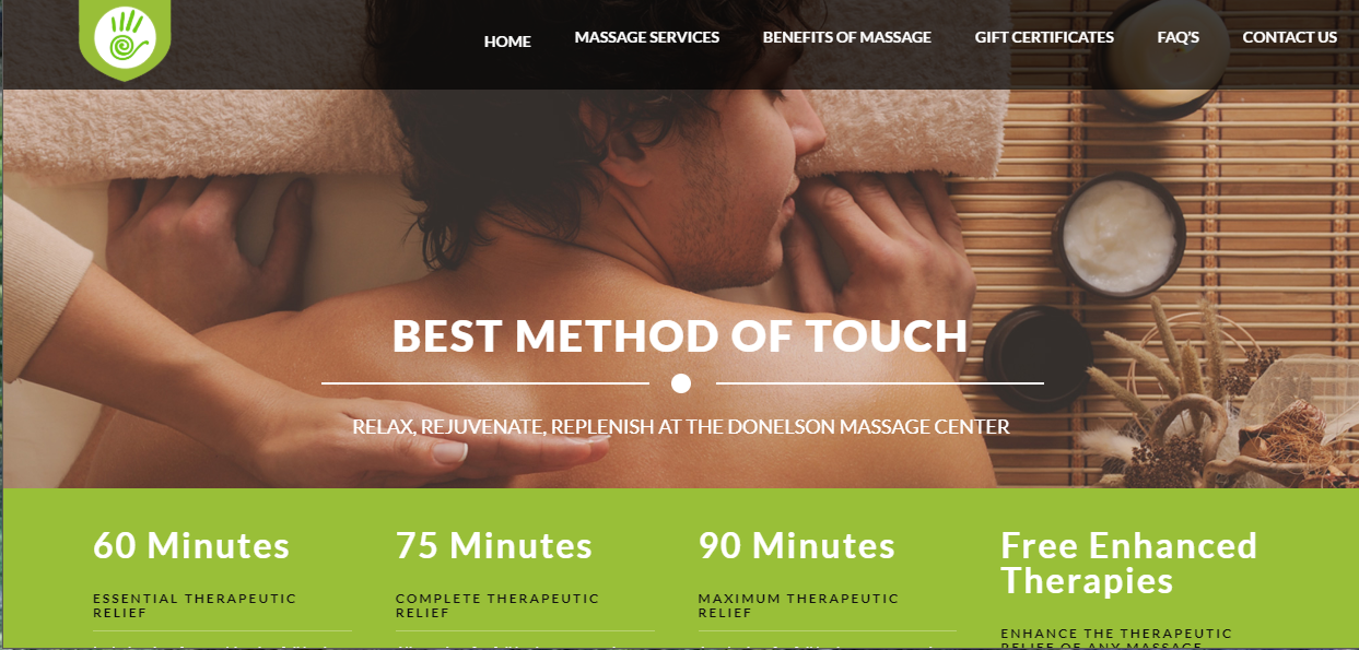 Fysik Turbulens personificering 30 Best Examples of Massage Websites - UENI Blog