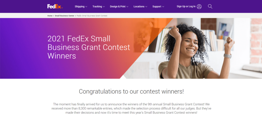 FedEx Small Business Grant Contest