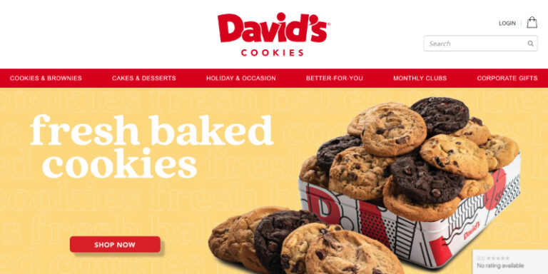davidscookies_bakery_website_examples